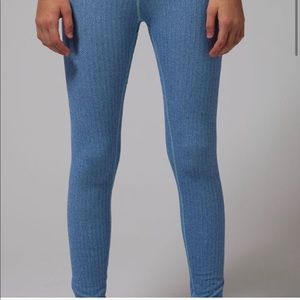 Blue ivivva leggings NWOT